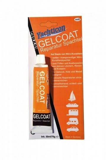 Yachticon gelcoat reparatie vuller wit 70 g, Ophalen of Verzenden, Nieuw, Overige typen