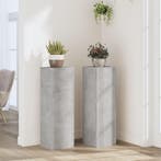 vidaXL Plantenstandaards 2 st 25x25x80 cm bewerkt hout, Verzenden, Nieuw