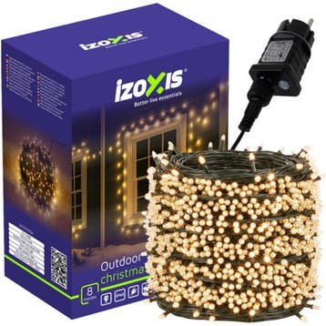 LED kerstverlichting – 500 LED – Warm wit – 35 m – IP44 – 8, Ophalen of Verzenden, Nieuw