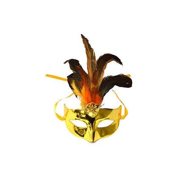 Voordelig oogmasker metallic goud - Venetiaanse maskers, Verzenden, Nieuw
