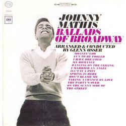 LP gebruikt - Johnny Mathis - The Ballads Of Broadway, Verzenden, Zo goed als nieuw, Overige formaten