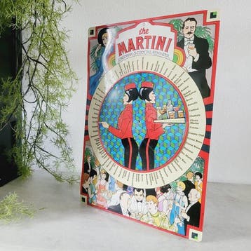 Martini Cocktail Reminder, Reclamebord Martini Rossi, 1970 -