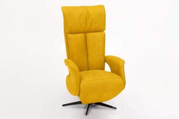 Relaxfauteuil Uitgeest - relaxfauteuils - Geel, Nieuw, Stof