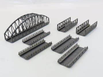 Märklin H0 - 74618/74620/74636 - Modeltrein brugdelen (7) -, Nieuw