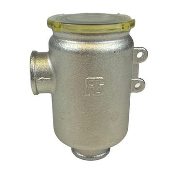 Allpa Koelwaterfilter Vernikkeld Messing met RVS Zeef-Slangt, Ophalen of Verzenden, Nieuw