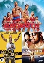 Baywatch ; Central intelligence ; Pain & gain (3DVD), Verzenden, Nieuw in verpakking, Actie