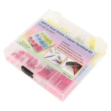 Kabelschoen met krimpkous assortiment - 55 stuks, Ophalen of Verzenden, Nieuw, Kabel of Snoer