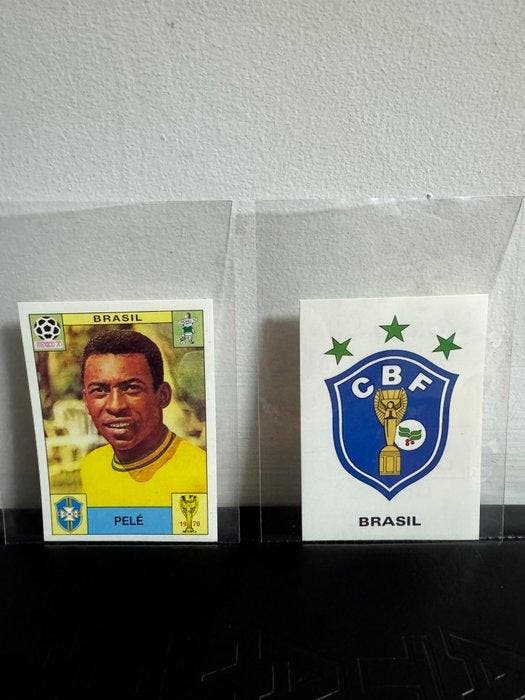 1970 Panini World Cup Stickers Pelé Sticker - Excellent (EX), Verzamelen, Stickers
