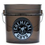 Chemical Guys Heavy Duty Detailing Bucket Smoked Zwart 16 Li, Verzenden