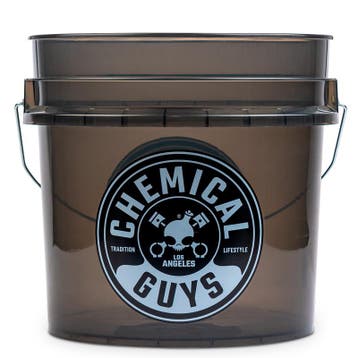 Chemical Guys Heavy Duty Detailing Bucket Smoked Zwart 16 Li, Motoren, Verzenden