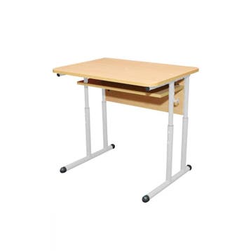 Schooltafel | Verstelbaar | Grijs | Voor Kinderen 1.30-1.90m, Verzenden, Nieuw in verpakking