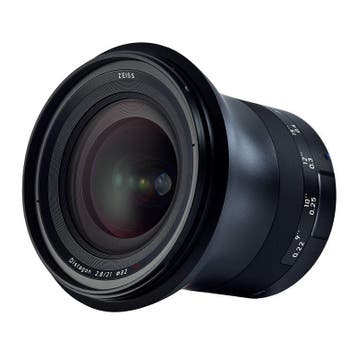 Zeiss ZE Milvus 21mm f/2.8 objectief Canon - Tweedehands, Verzenden, Gebruikt, Zeiss, Groothoeklens