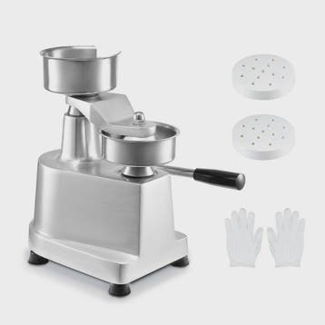 Professionele Burger Patty Maker - 100mm Roestvrij Staal Ham, Verzenden, Nieuw