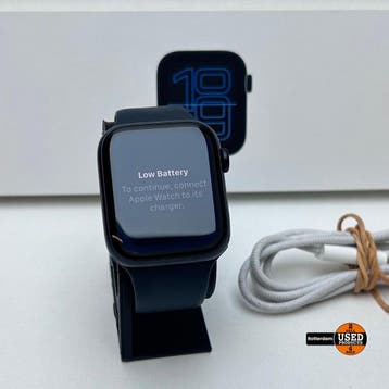 Apple Watch SE 3 - 2024 GPS 44mm Midnight Aluminium, Sieraden, Tassen en Uiterlijk, Smartwatches, Verzenden, Gebruikt
