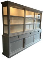 Buffetkast wit Putten 300cm soft close led verlichting, Ophalen of Verzenden, Nieuw