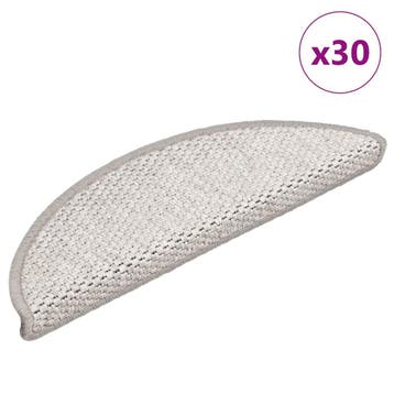 vidaXL Trapmatten zelfklevend Sisal-Look 30 st 56x17x3 cm, Verzenden, Nieuw