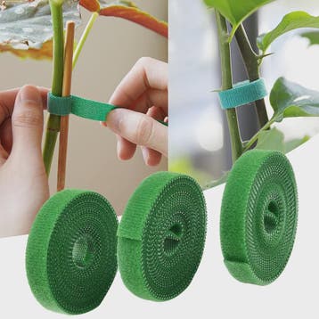 3 Rollen Groene Plantentape - Flexibele Nylon Plantenband vo, Verzenden, Nieuw