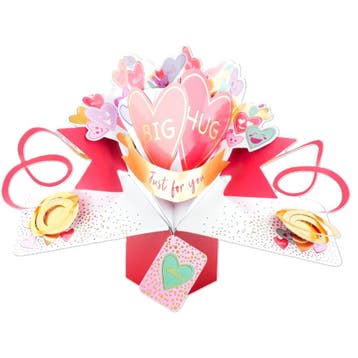 LOVE HEART - BIG HUG - JUST FOR YOU, Ophalen of Verzenden, Gelopen