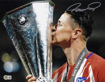 Atletico De Madrid - Fernando Torres - Gesigneerde foto, Nieuw
