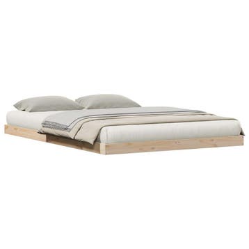 Bedframe 160x220 Naturel | 35% Korting, Overige kleuren, Tweepersoons, Ophalen of Verzenden, Zo goed als nieuw