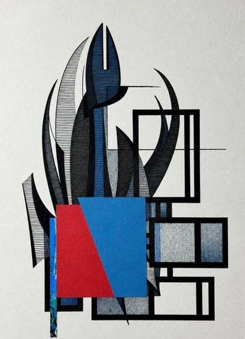 Eugène Eechaut (1928-2019) - Abstract ink composition