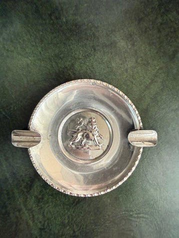Asbak - Zilver - Britse leeuw zilver