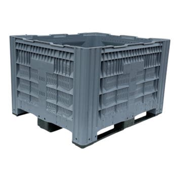 Kunststof palletbox PB003 nieuw grijs 1200 x 1000 x 785 mm, Nieuw, 100 cm of meer, 60 cm of meer, 50 cm of meer