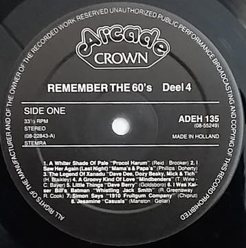 Various - Remember The 60s (Volume 4) (LP, 1984), Cd's en Dvd's, Ophalen of Verzenden, Gebruikt