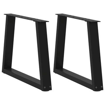 vidaXL Salontafelpoten 2 st V-vormig 60x(42-43,3) cm staal, Verzenden, Nieuw