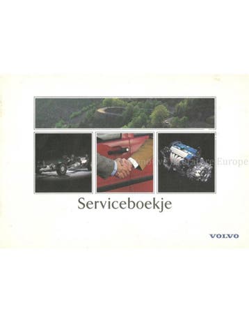 1994 VOLVO SERVICEBOEKJE NEDERLANDS, Auto diversen