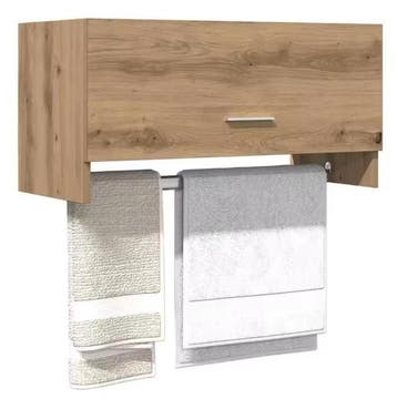 Moderne Houten Opbergkast – Garderobekast in Eikenlook, Verzenden, Nieuw