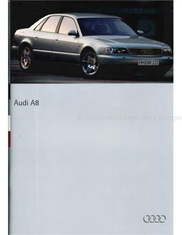 1994 AUDI A8 BROCHURE NEDERLANDS, Nieuw, Audi, Author