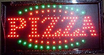 PIZZA LED bord lamp verlichting lichtbak reclamebord #B3, Verzenden, Nieuw