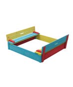 Houten Zandbak Sepp gekleurd (Houten zandbakken, Zandbakken), Ophalen of Verzenden, Nieuw