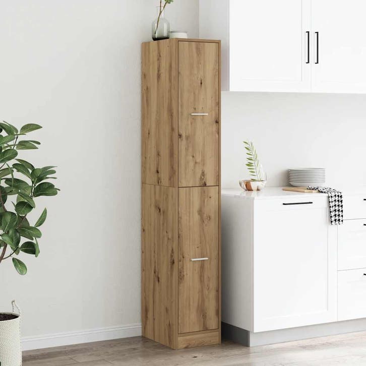 vidaXL Apothekerskast 30x41x174,5 cm bewerkt hout artisanaal, Huis en Inrichting, Kasten | Overige, Nieuw, Verzenden