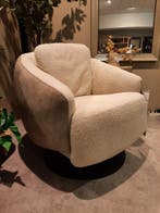 Alberta fauteuil - stof - kiezel **SHOWROOMMODEL**, Nieuw, Stof
