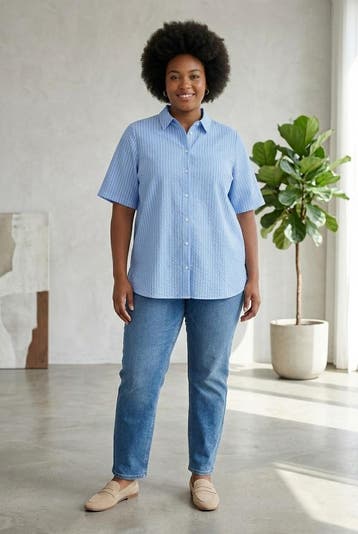 ONLY blouse strepen korte mouw Maat:, Verzenden, Nieuw, Overige kleuren