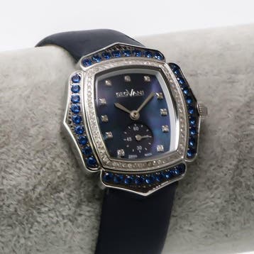 Geovani - Swiss Diamond Watch - GOL593-SL-D-9 - Strap is, Nieuw