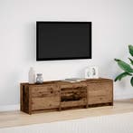 vidaXL TV-kast 140 x 34 x 40 cm Oudhout Bewerkt hout, Minder dan 50 cm, Verzenden, Nieuw, Minder dan 100 cm