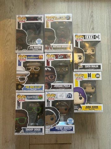 Funko - Funko Pop Lil Wayne, Nathan Morris, Zayn Malik, Sir, Antiek en Kunst