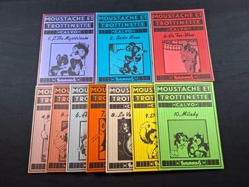 Moustache et Trottinette T1 à T10 - 10x B - 10 Album -, Boeken, Stripboeken, Nieuw