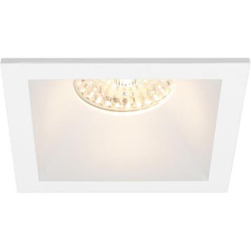 GU10 Inbouwspot Set - Mat Wit - Inbouw Vierkant - Verdiept -, Metaal of Aluminium, Nieuw, Ophalen of Verzenden, Led