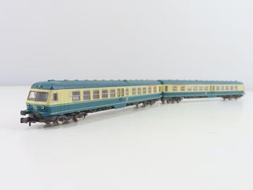 Fleischmann N - 7434 - Treinstel (1) - 2-Delige set BR 614 -, Nieuw