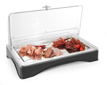 Hendi Gekoeld Presentatie Display Met Kap - Gastronorm 1/1,, Ophalen of Verzenden, Nieuw