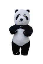 KIMU® Groot Opblaas Kostuum Panda 2.6 Meter Opblaasbaar Pak, Ophalen of Verzenden, Nieuw, Carnaval, Kleding