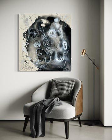 Kerime Elibuyuk - The Unmasked Self – Contemporary Abstract, Antiek en Kunst