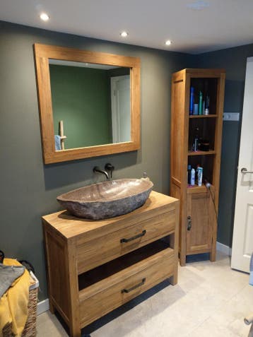 Wasbak natuursteen vanaf 80cm tot 130cm breed!, Ophalen of Verzenden, Nieuw, Steen, Overige typen