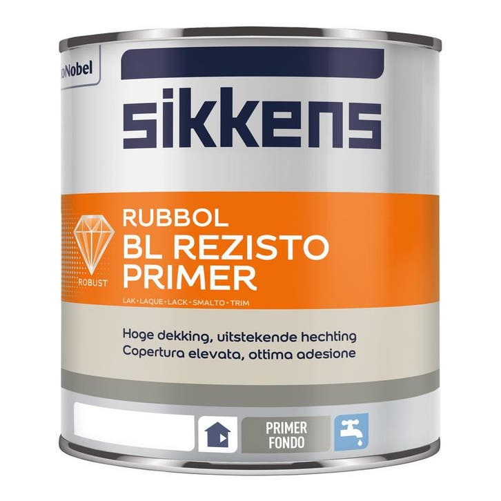 Sikkens Rubbol BL Rezisto Primer - 2,5L Wit 2.5L, Doe-het-zelf en Verbouw, Verf, Beits en Lak, Verf, Wit, Nieuw, Minder dan 5 liter