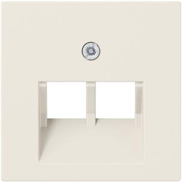 JUNG AS500 Afdekplaat 2xRJ45/RJ11 wit (creme) A569-2BFPLUA, Ophalen of Verzenden, Nieuw