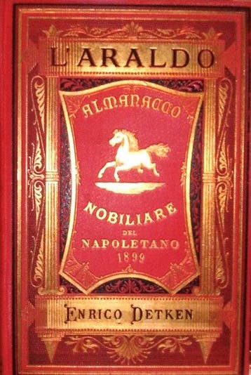 Anonimo. - LAraldo Almanacco Nobiliare del Napoletano. Anno